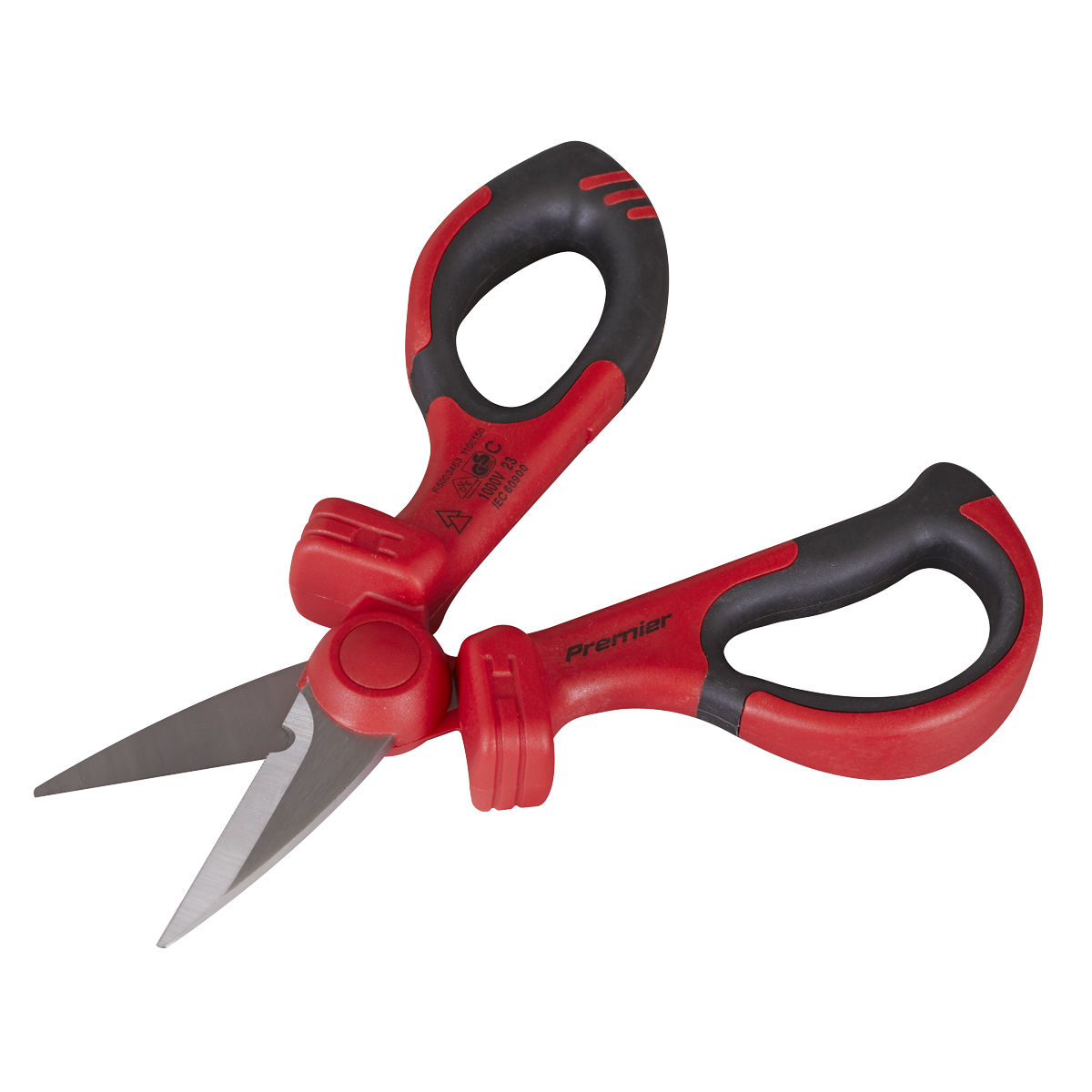 Sealey AK8526 Premier Insulated Scissors - VDE Approved