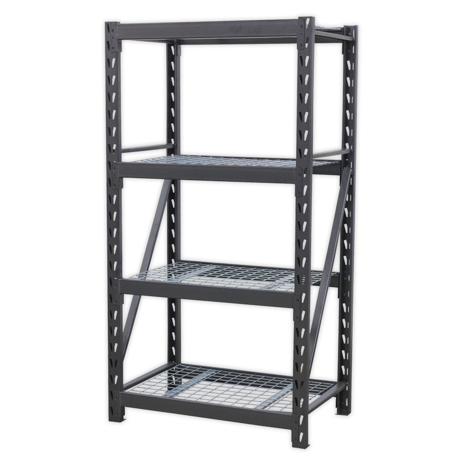 Sealey AP6372 Heavy-Duty Racking Unit with 4 Mesh Shelves 640kg Capacity Per Level 978mm
