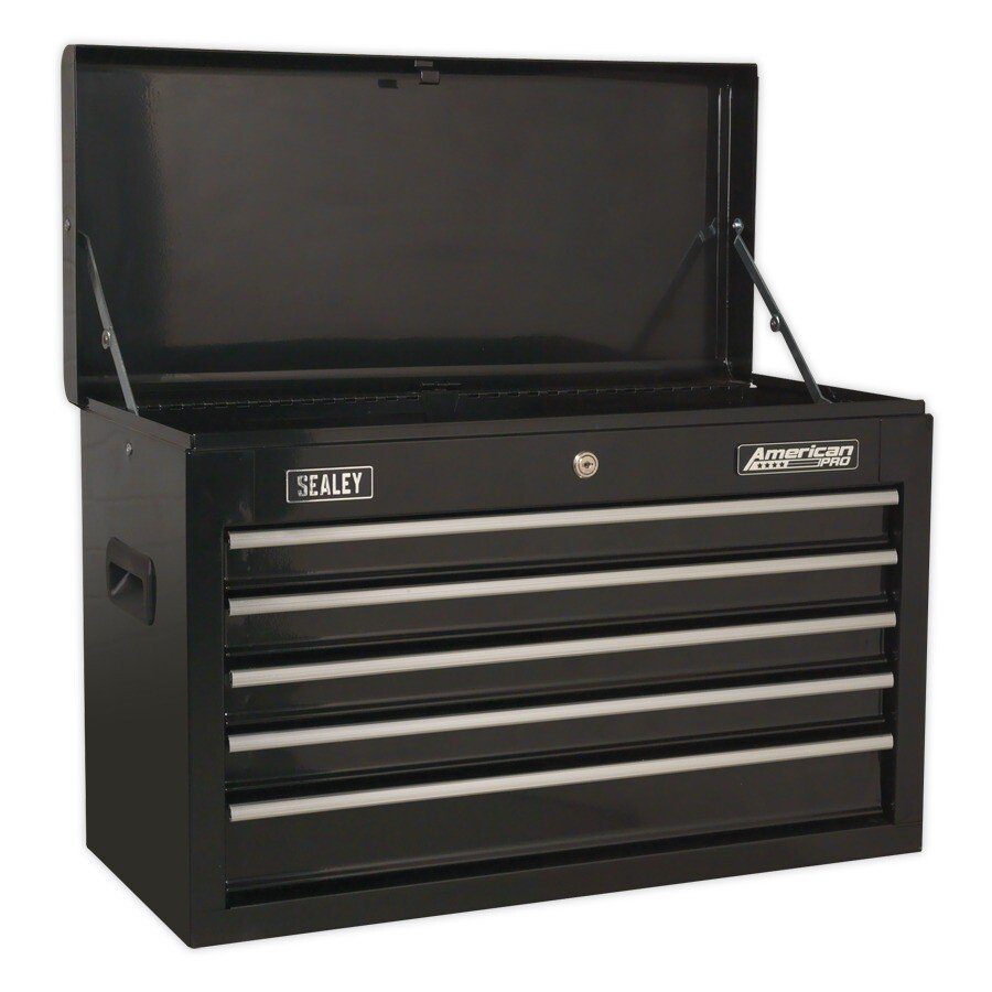 Sealey AP225B Topchest 5 Drawer with Ball Bearing Slides - Black