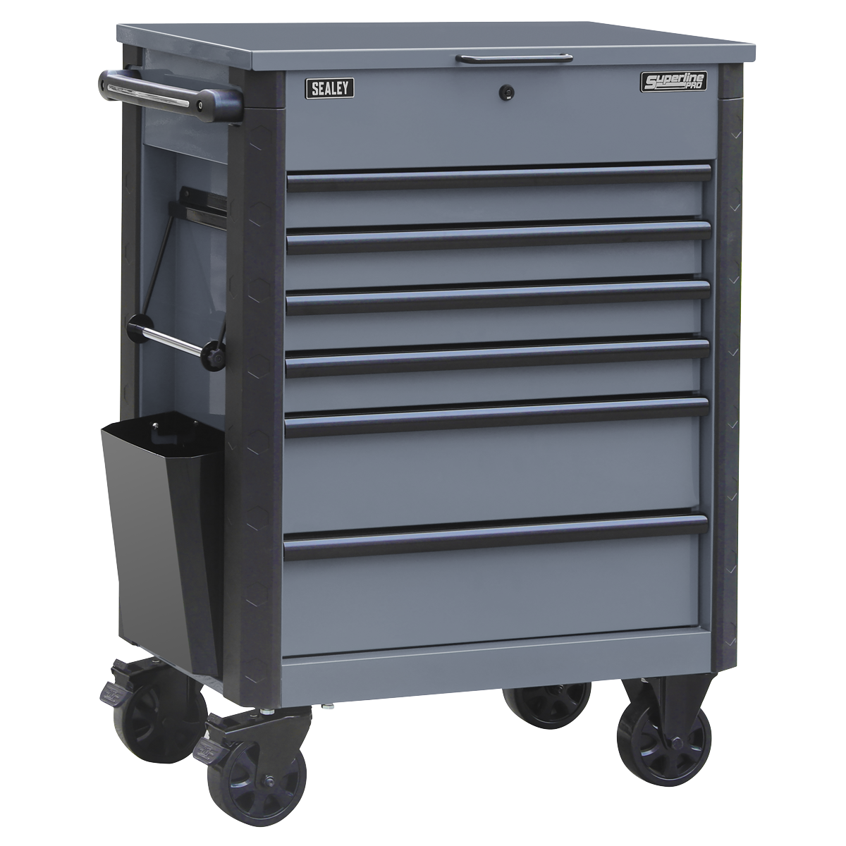Sealey AP266G Superline Pro Tool Trolley 6 Drawer - Grey