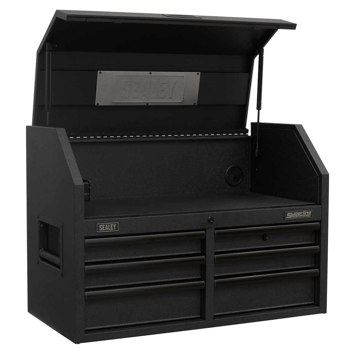 Sealey AP3607BE Topchest 6 Drawer 910mm with Soft Close Drawers & Power Strip
