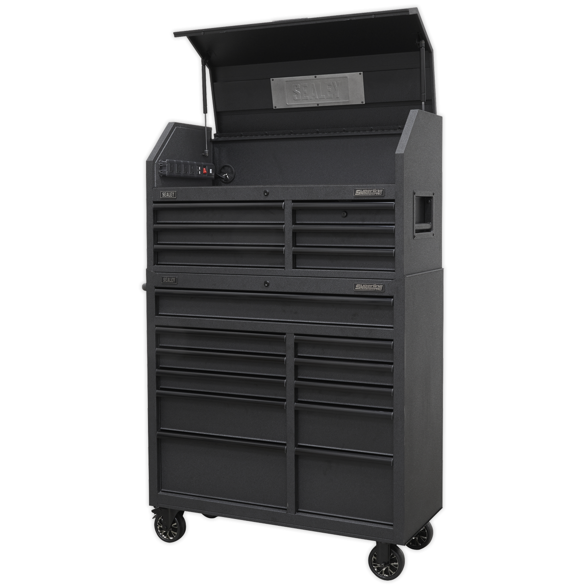 Sealey AP41BESTACK Tool Chest 17 Drawer Combination Soft Close Drawers with Power Bar