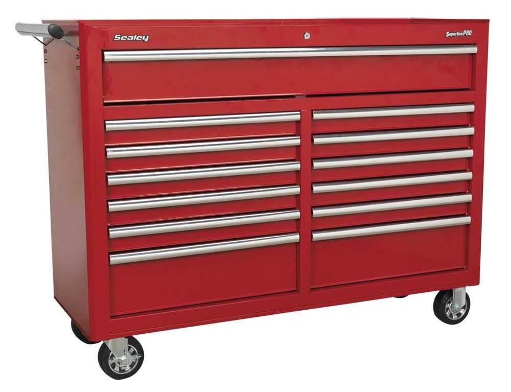 Sealey AP5213T Rollcab 13 Drawer with Ball Bearing Runners - Red