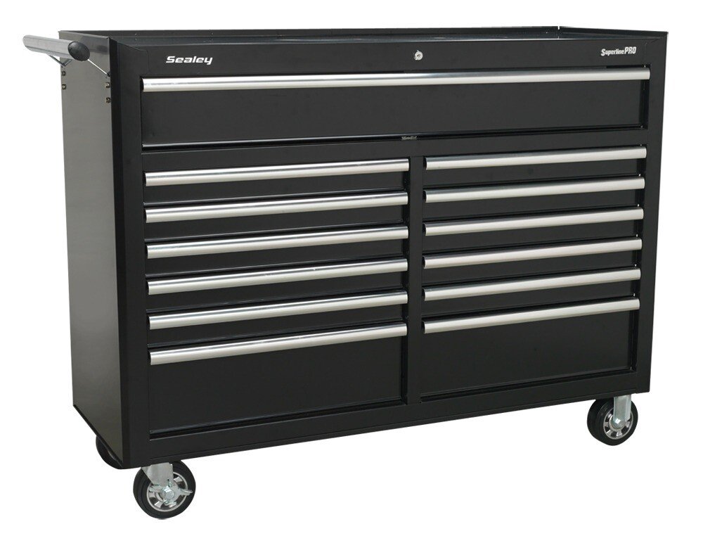 Sealey AP5213TB Rollcab 13 Drawer with Ball Bearing Runners - Black