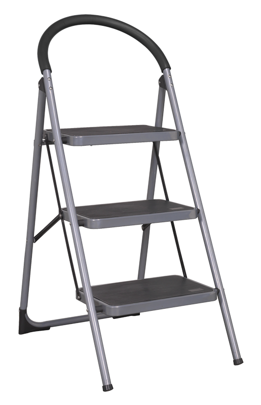 Sealey ASL23 Step Stool 3-Tread 150kg Capacity