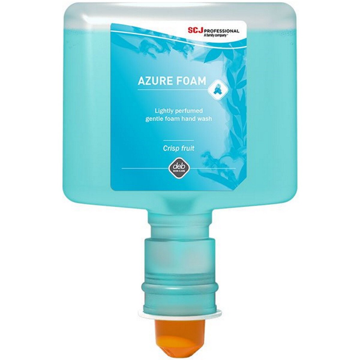 Deb AZU12LTF Azure Foam Hand Wash Refill Cartridge Carton of 3 x 1.2L