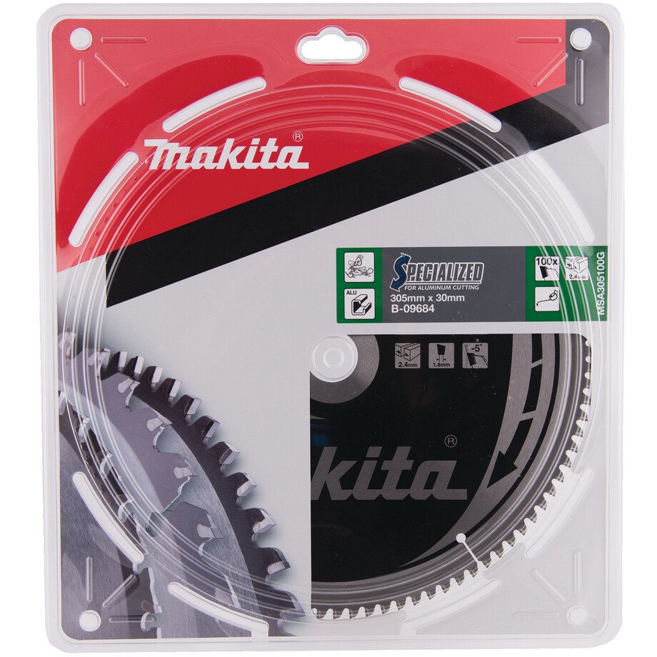 Makita B-33358 Circular Saw Blade 305mm x 30mm 100 Tooth for Aluminium (Replaced B-09684)