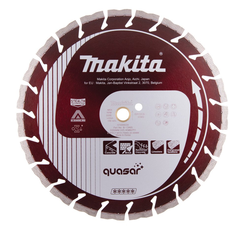 Makita B-13465 Quasar 350 25.4 3Ddg Stealth
