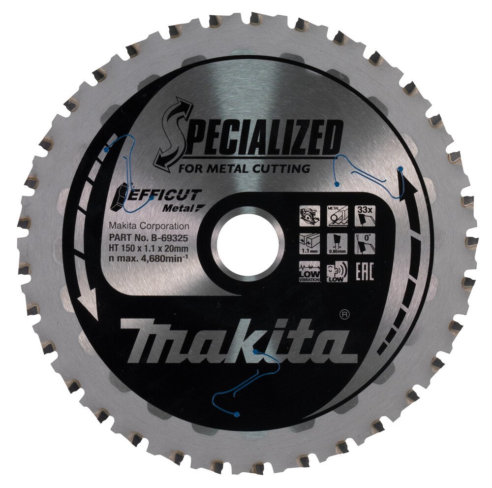 Makita B-69325 TCT Efficut Saw Blade 150X33T