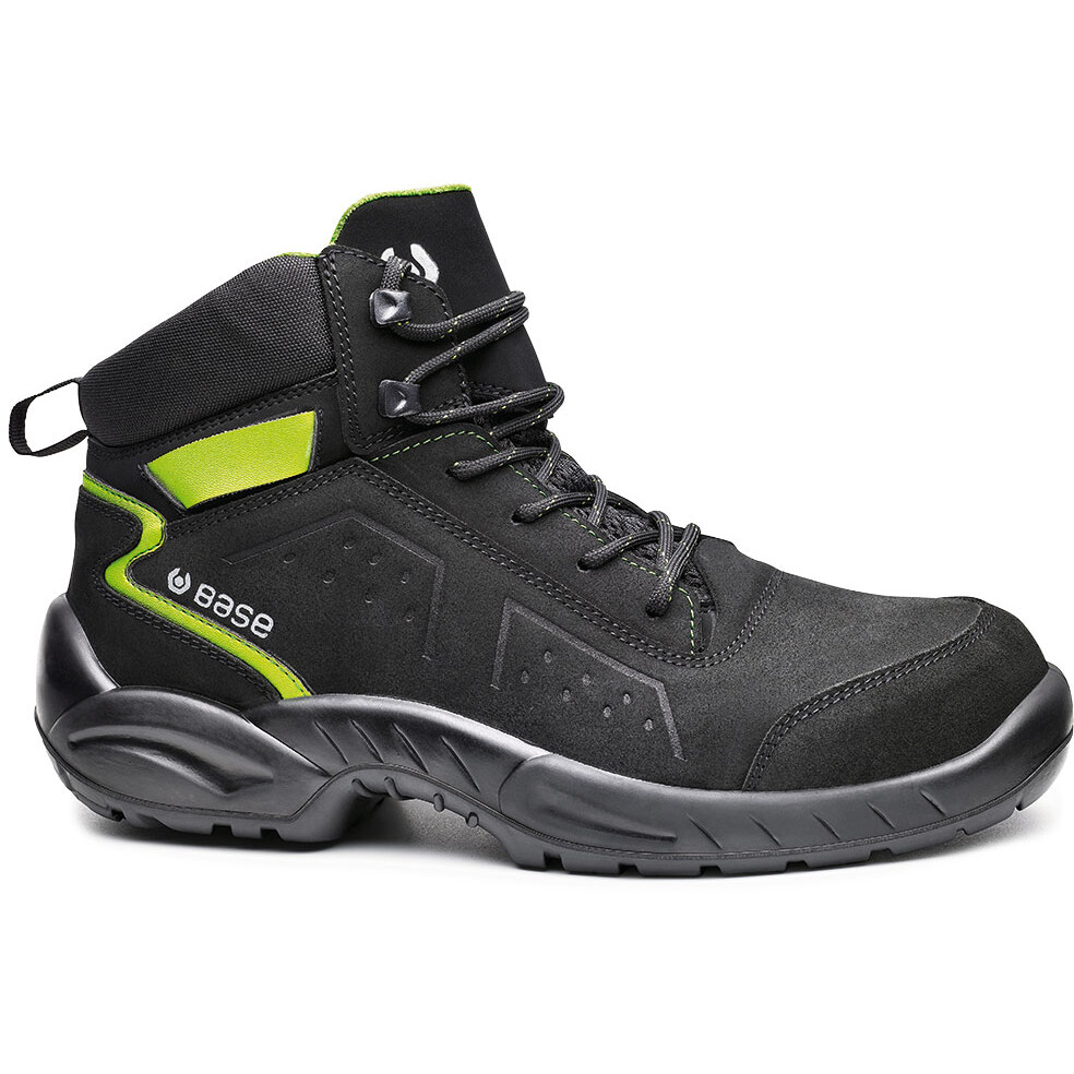 Portwest Base B0177 Chester Top Smart Boot - Black/Green