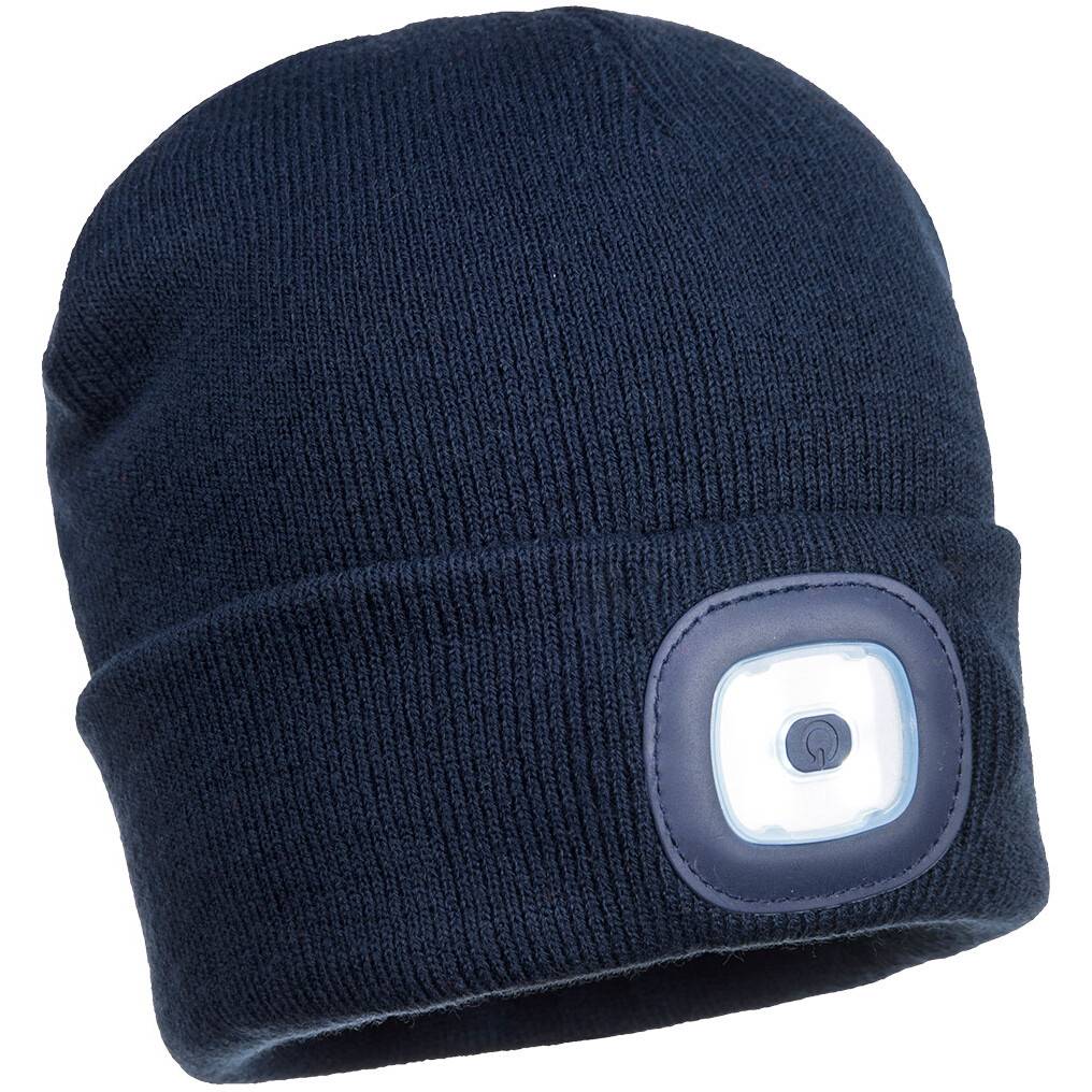 Portwest B027 Junior Beanie Hat LED Head Light One Size from Lawson HIS