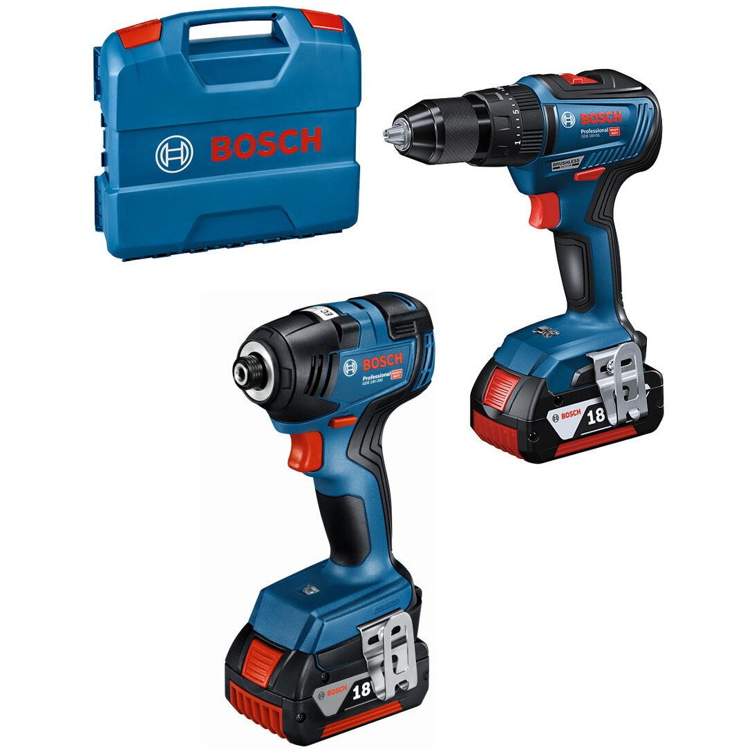 Bosch twin drill shop set