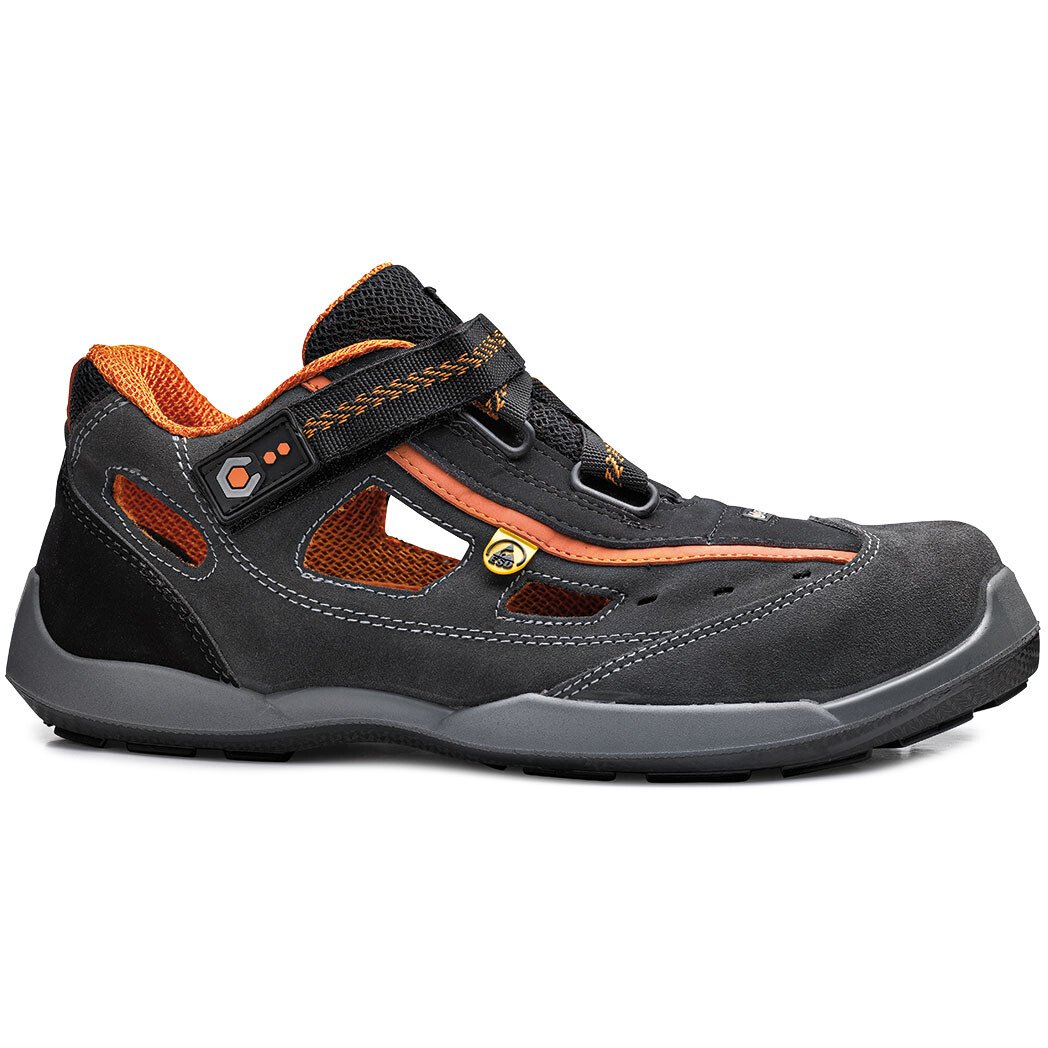 Portwest Base B0617 Record Aerobic Safety Shoe - Grey/Orange