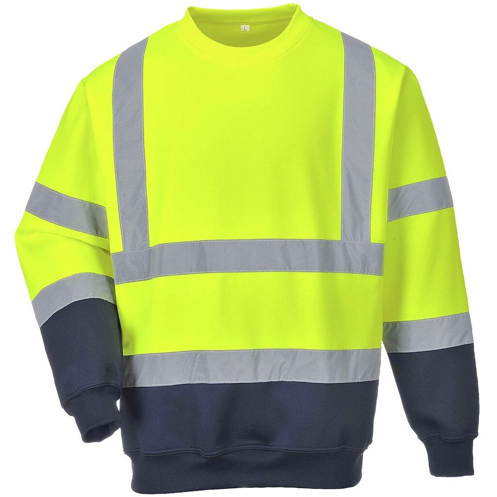 Portwest B306 Two Tone Hi-Vis Sweatshirt 