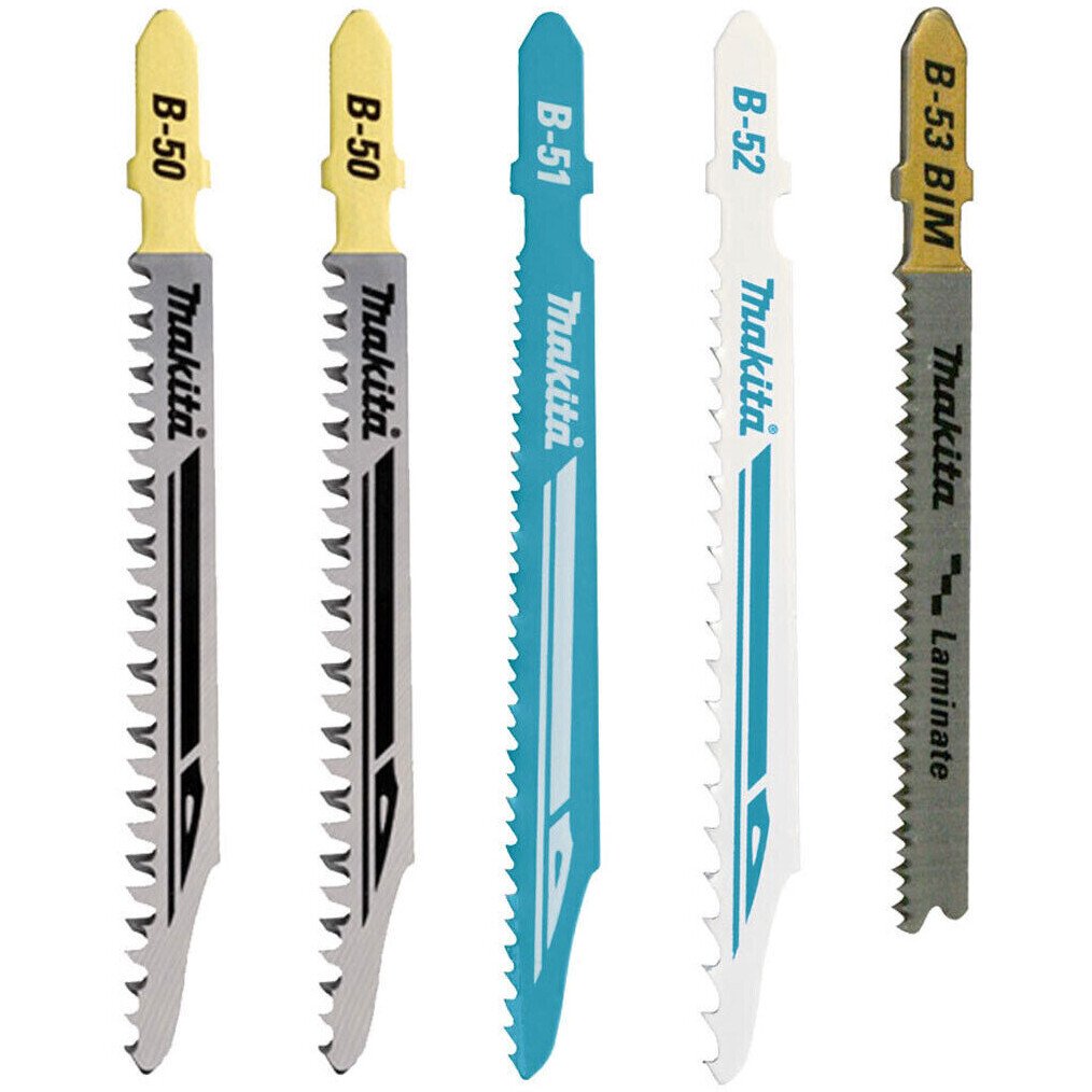 Makita B-48527 Jigsaw Blade Set 5 Piece 