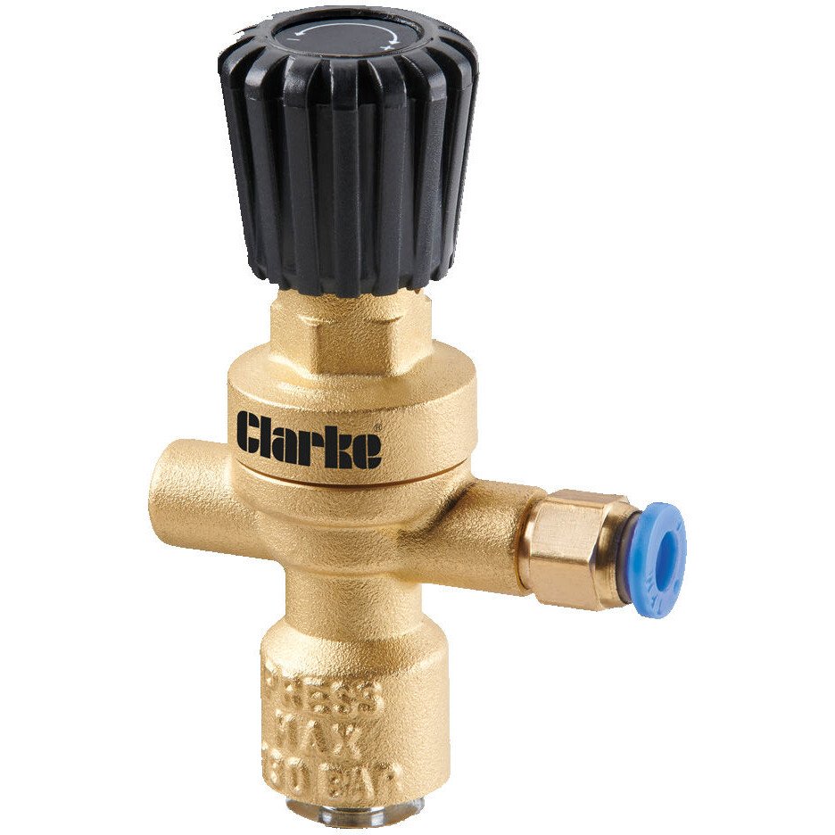 Clarke 8132001 CO2 & Argon Gas Bottle Regulator (Small Gas Bottle)