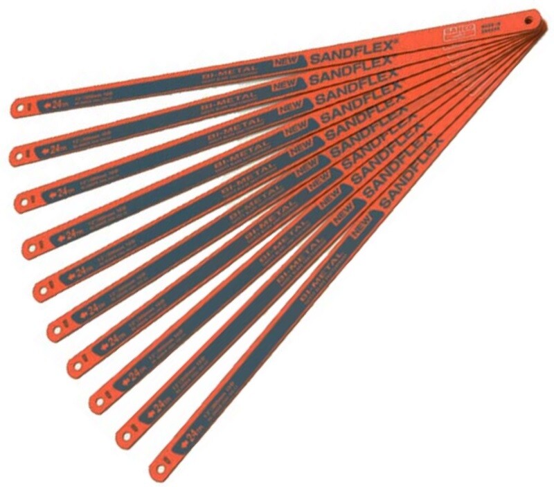 Bahco 39063001810P Sandflex Hacksaw Blades 300mm 12" x 18 TPI (Pack