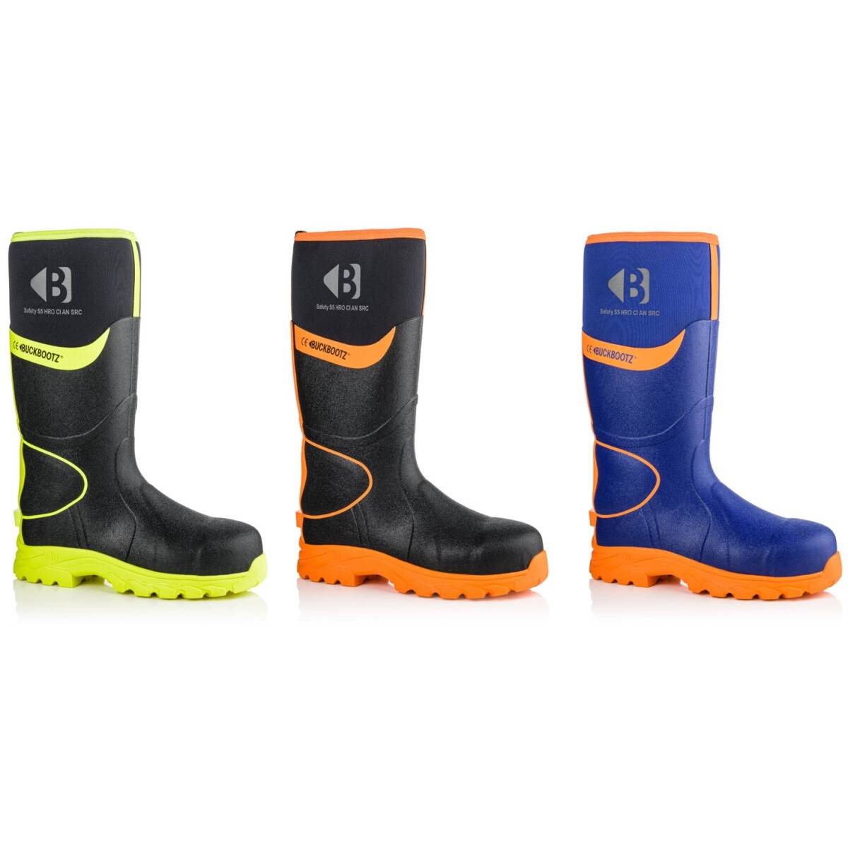 Buckbootz Buckler BBZ8000 360 High Visibility Safety Wellington