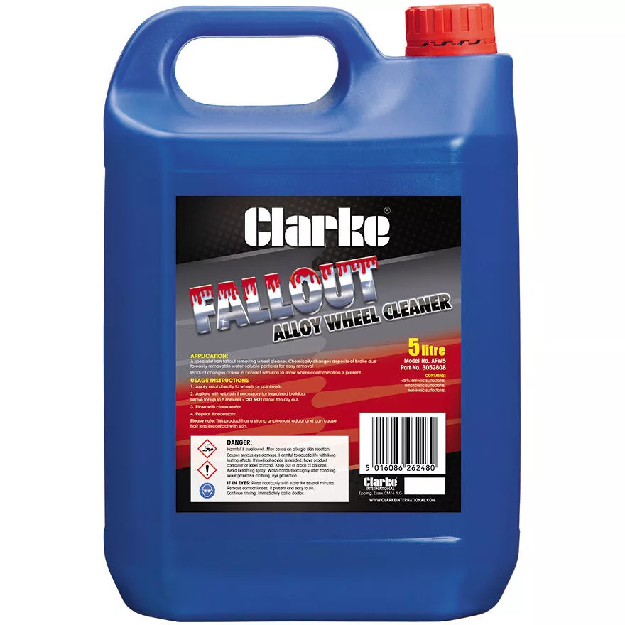 Clarke 3052808 AFW5 Fallout Alloy Wheel Cleaner 5L