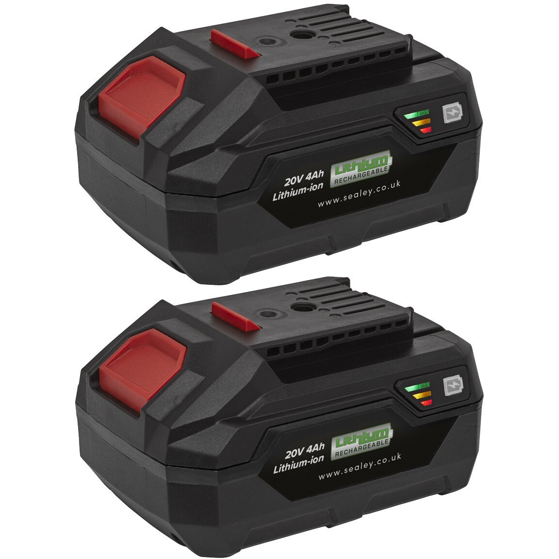Sealey BK04 Power Tool Battery Pack 20V 4Ah Kit for SV20V Series