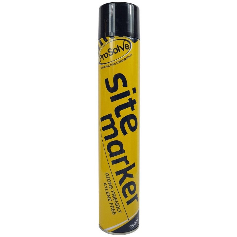 Prosolve PVSMBLA7A Sitemarker Linemarker Aerosol Paint 750ml Black