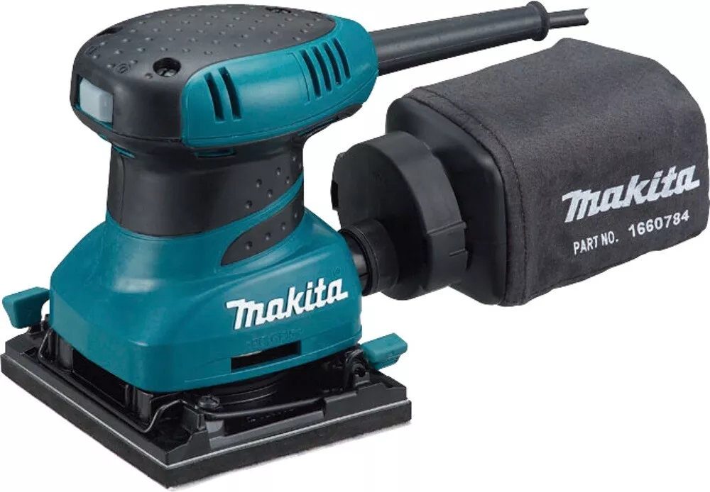 Makita Ex Display BO4555 110V Palm Sander Hook & Loop Plus Clamp 