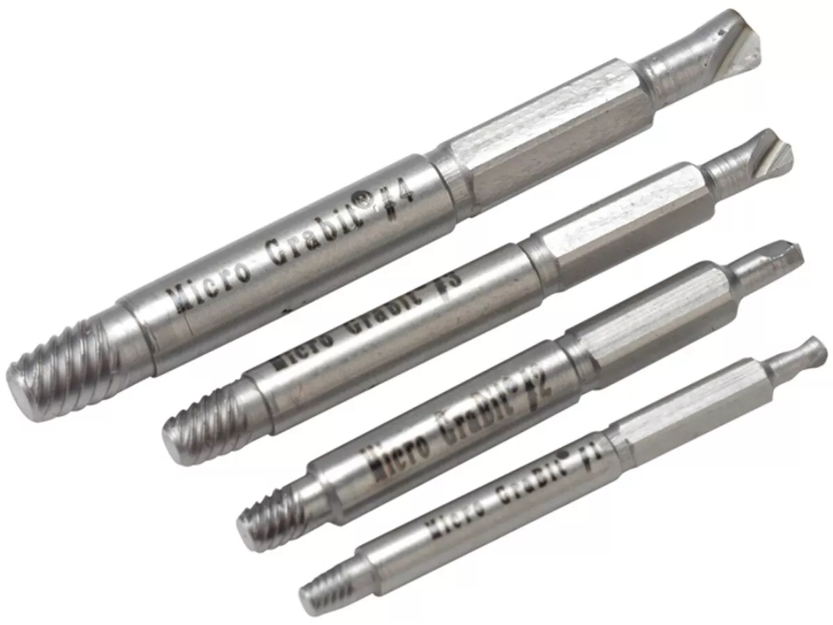 Boa 17030/ENC Micro Grabit Kit 4 Piece Bolt / Screw Remover (Extractor) Kit BOAGBSET4M