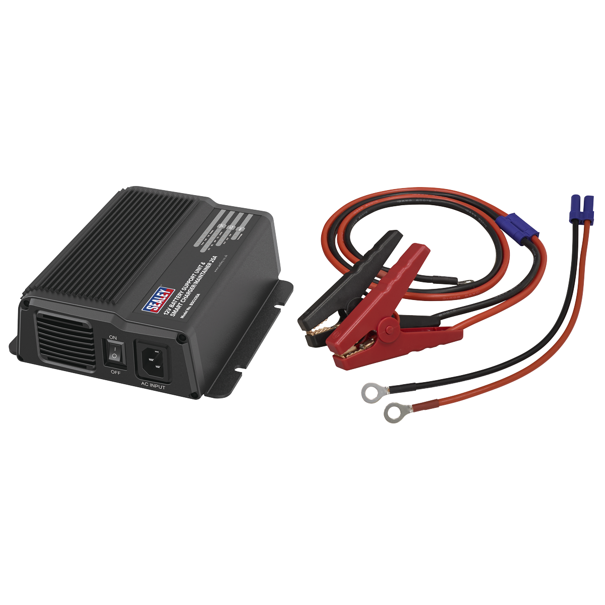 Sealey BSCU25A 12V Battery Support Unit & Smart Charger/Maintainer 25A