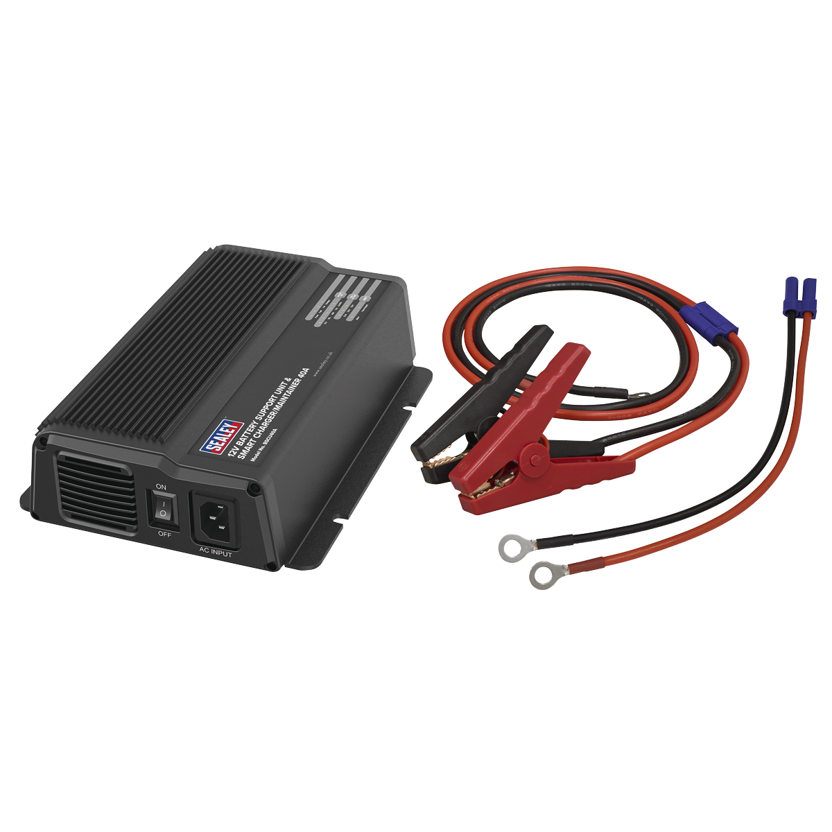 Sealey BSCU40A 12V Battery Support Unit & Smart Charger/Maintainer 40A
