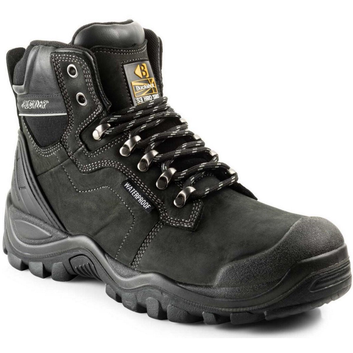 Buckler Boots BSH009WP Buckshot 2 Leather S3 Safety Lace Boot HRO WRU