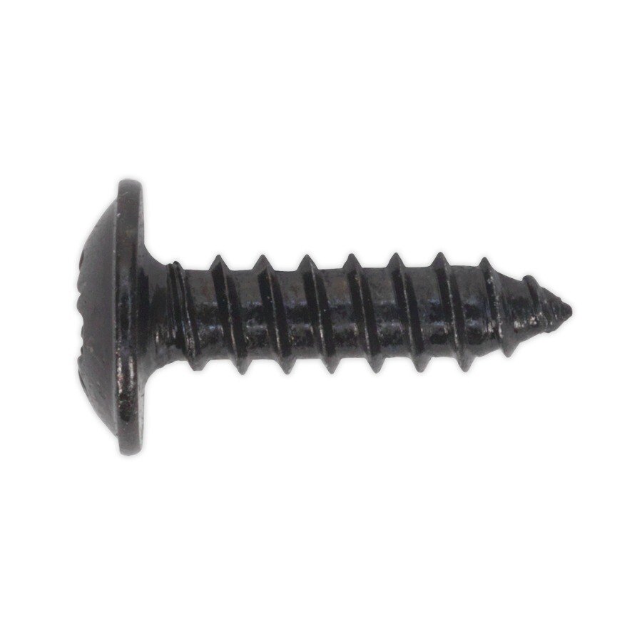 Sealey BST3513 Self Tapping Screw 3.5 x 13mm Flanged Head Black Pozi BS 4174 Pack of 100
