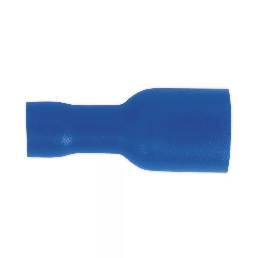 Sealey BT16 Fully Insulated Terminal 6.3mm Female Blue Pack of 100