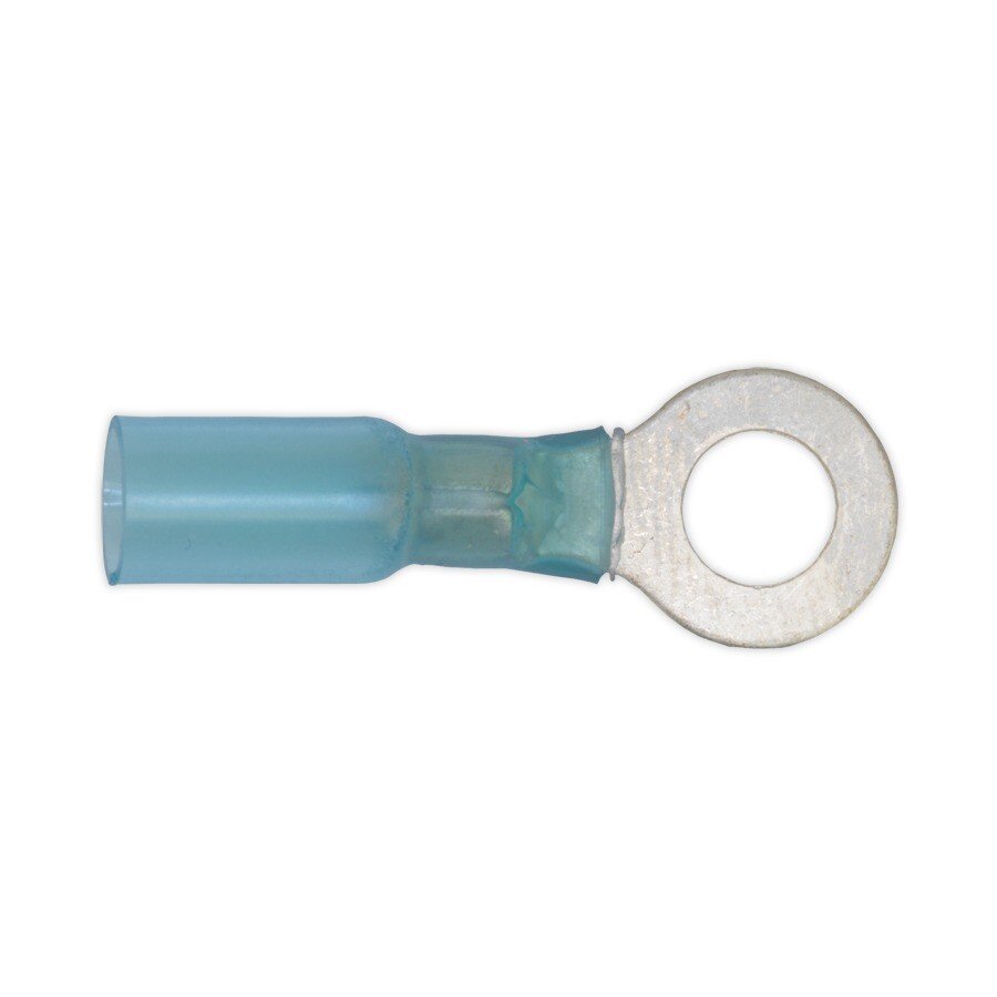 Sealey BTSR2584 Heat Shrink Ring Terminal ø8.4mm Blue Pack of 25