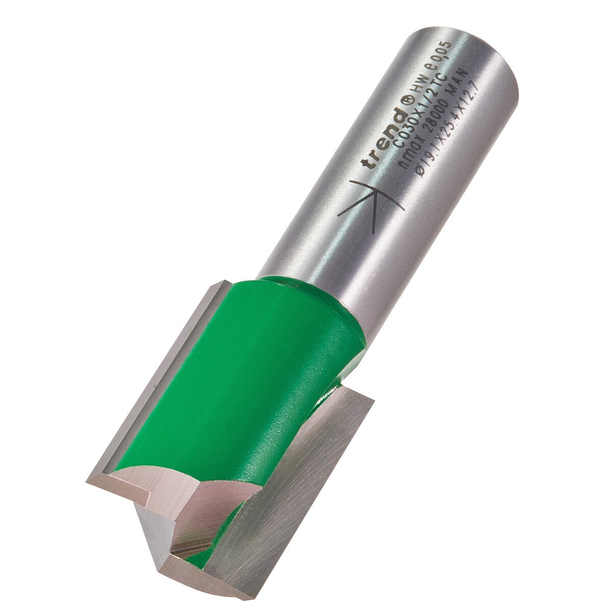 Trend C030X1/2TC Two Flute Cutter 19.1mm diameter