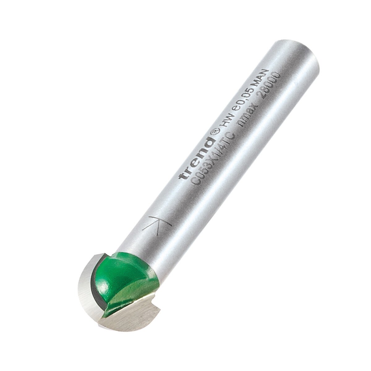 Trend C053X1/4TC Radius 4.8mm radius x 9.5mm diameter