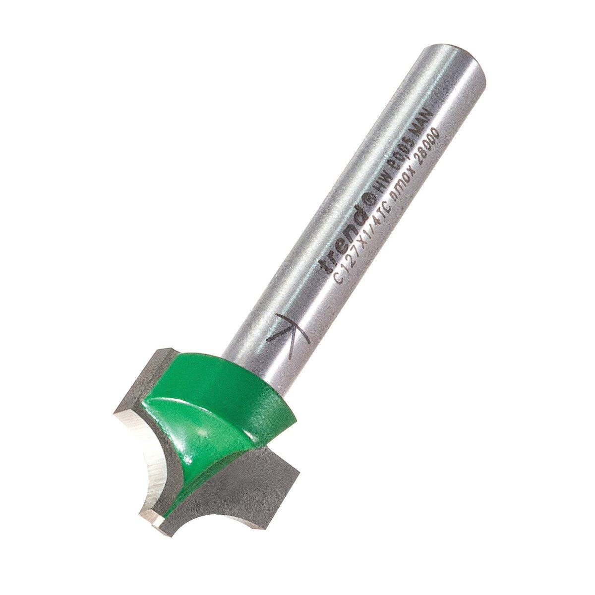Trend C127X1/4TC Rounding over 6.3mm radius x 15.9mm cut