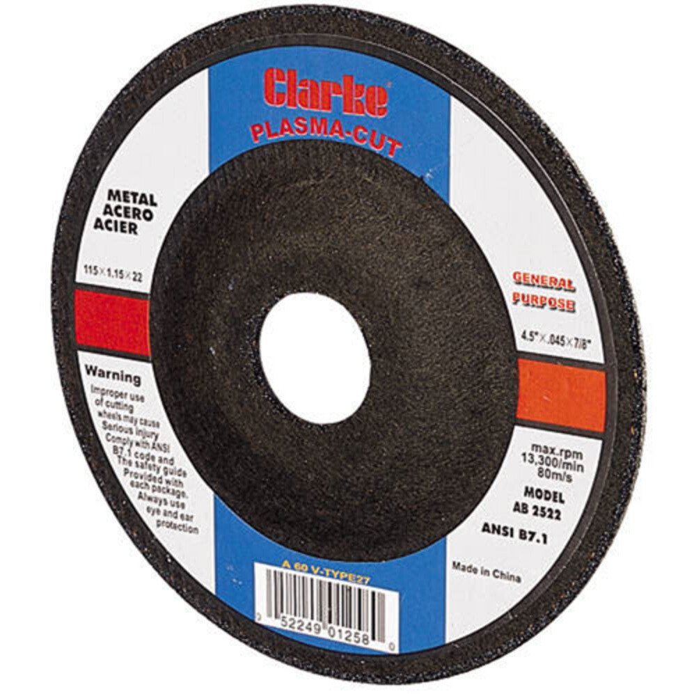 Clarke 3052050 PD1 115mm DPC Metal Cutting Disc (4½")