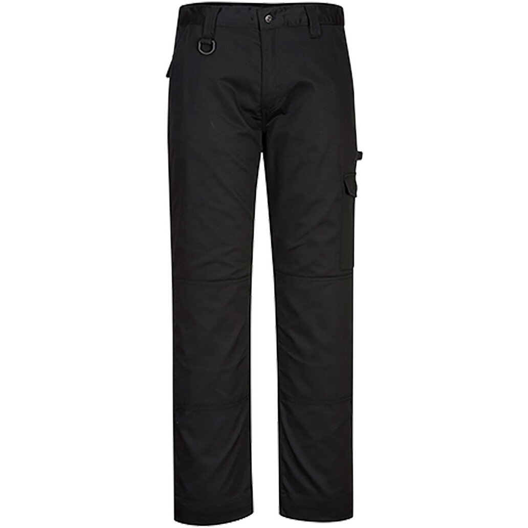 Portwest CD884 Essential Super Work Trouser - BLACK - 42" WAIST - (Short Leg)