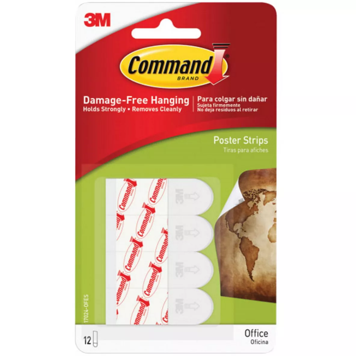 Command 17024 Poster Strips (Pack of 12) COM17024