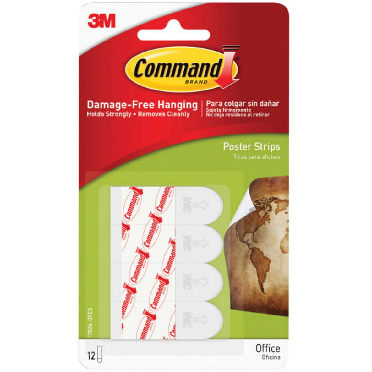 Command 17024 Poster Strips (Pack of 12) COM17024