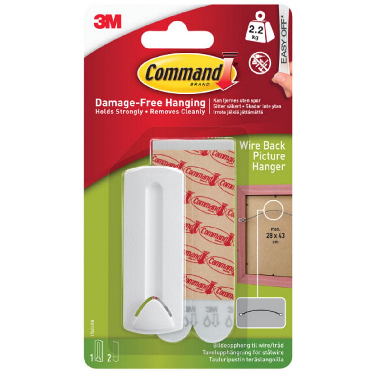 Command 17041 Wire-Backed Picture Hanger COM17041