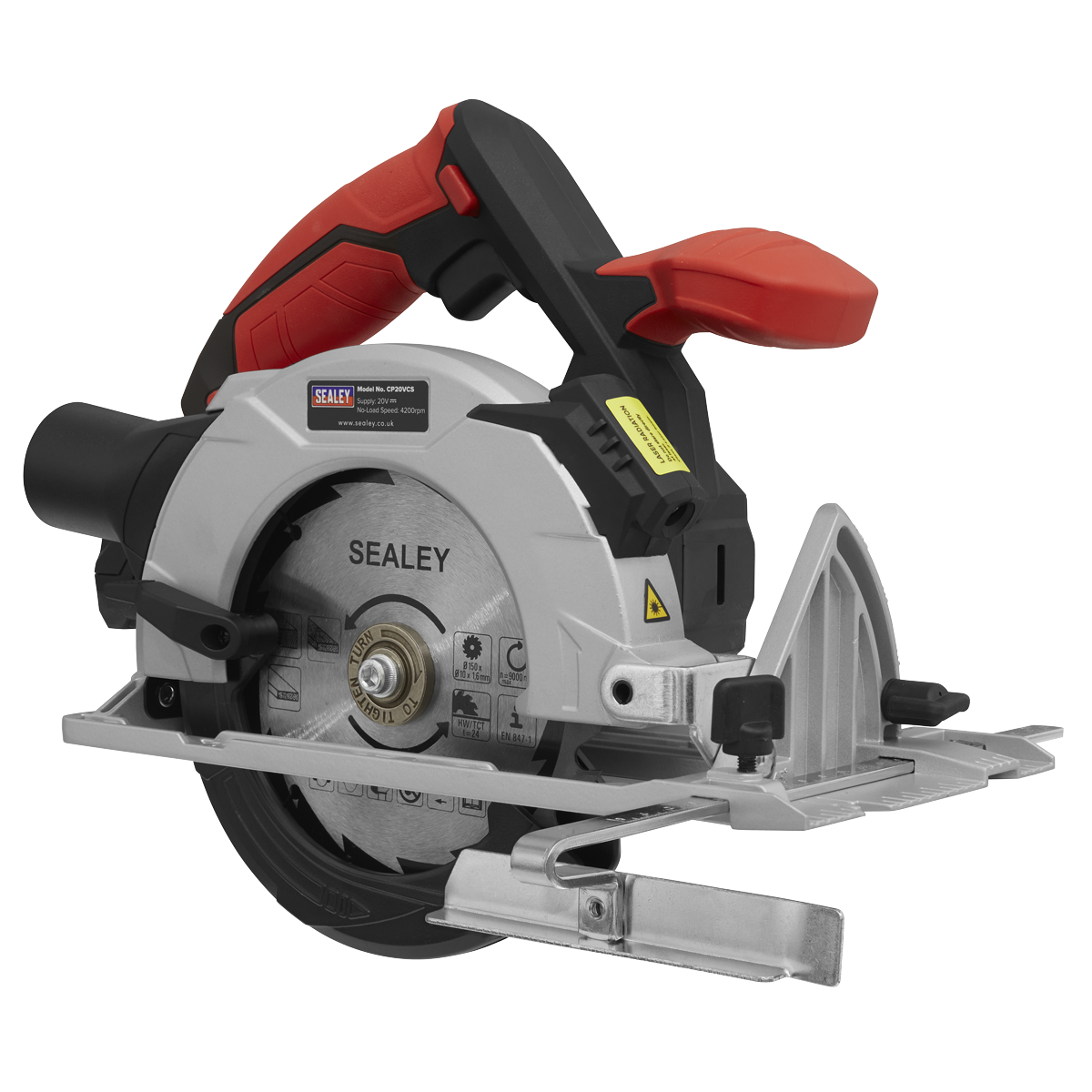 Sealey CP20VCS Circular Saw 20V ø150mm - Body Only