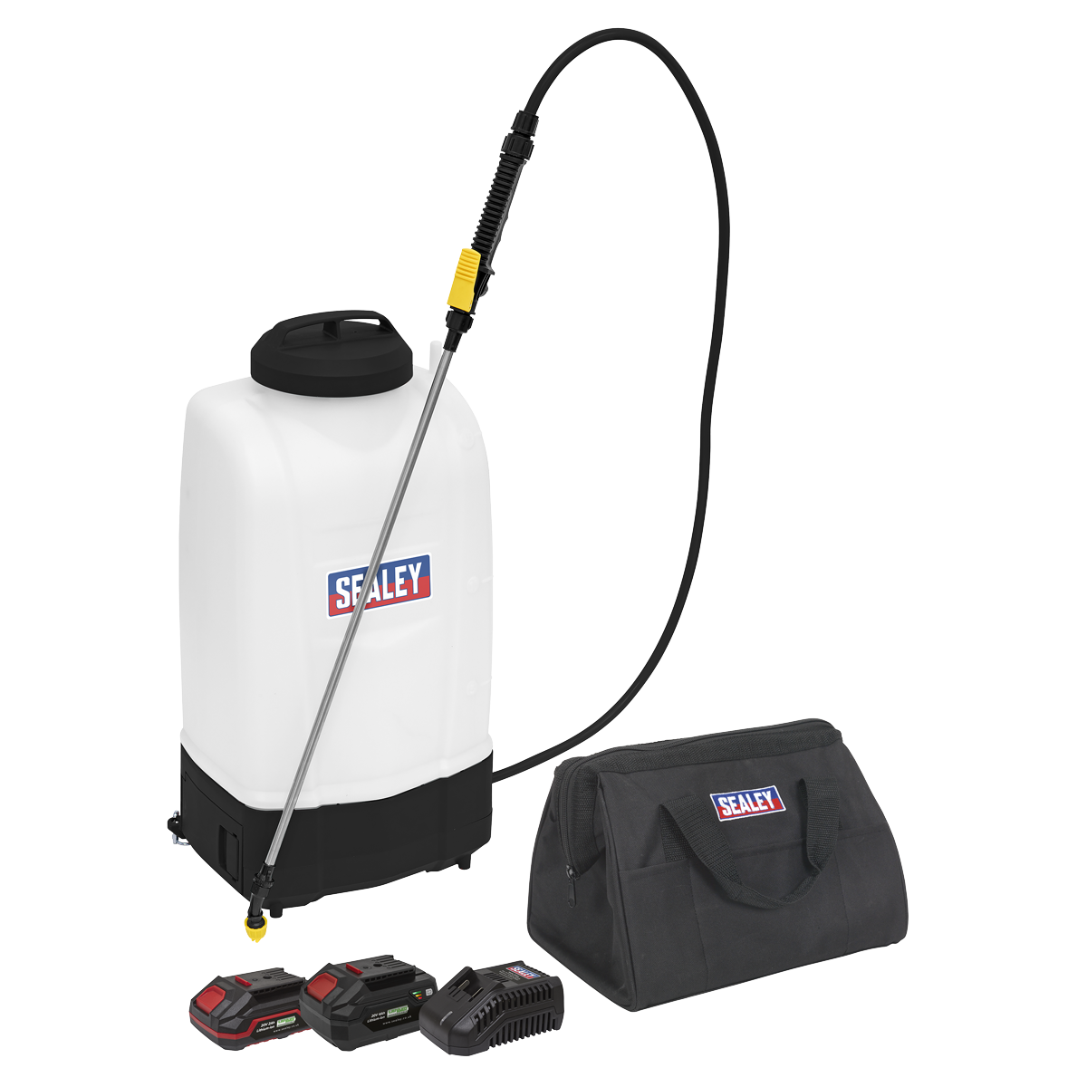Sealey CP20VGBSKIT Cordless Garden Backpack Sprayer 20V SV20 Series 15L - 2 Batteries