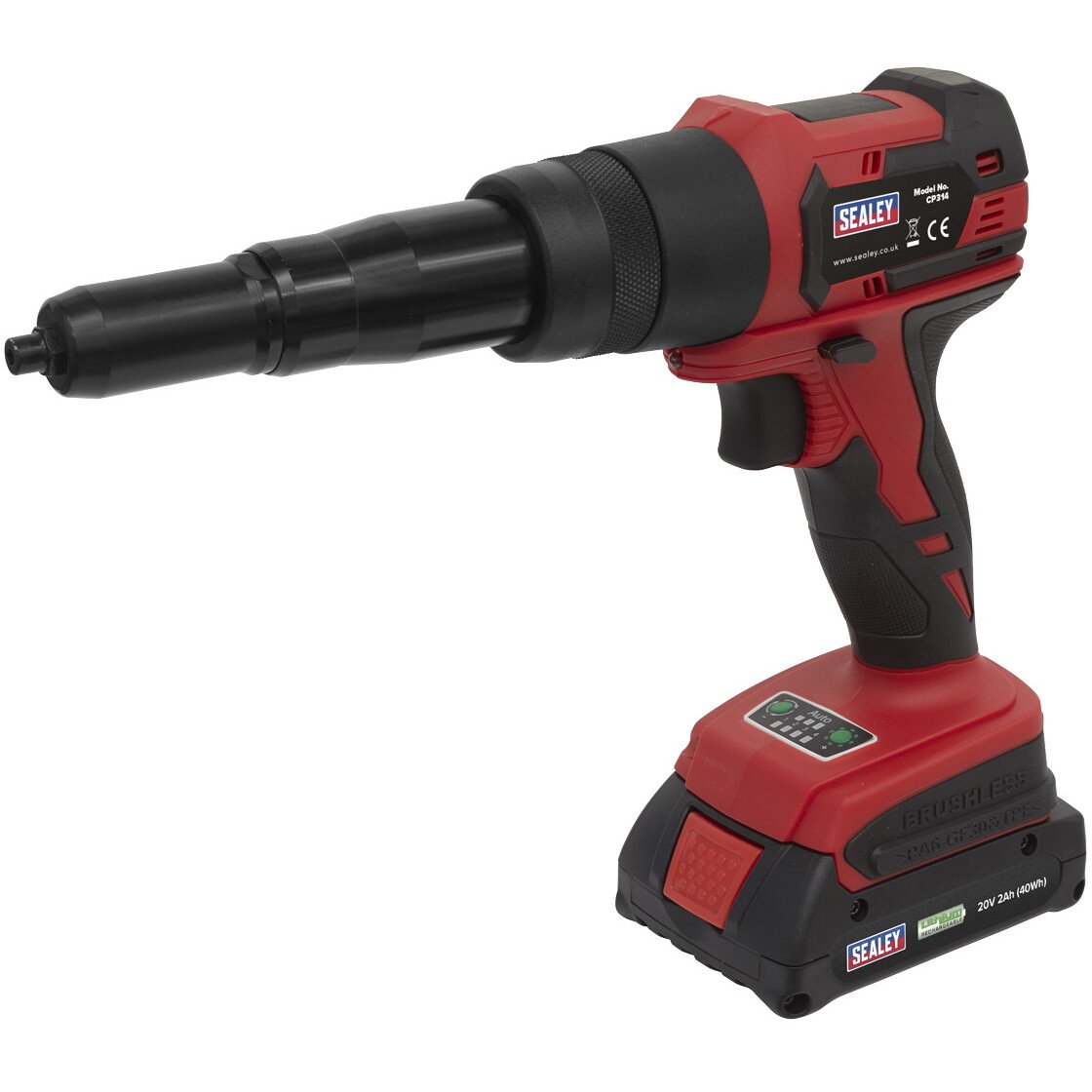 Sealey CP314 Cordless Riveter 20V 2Ah Lithium-ion