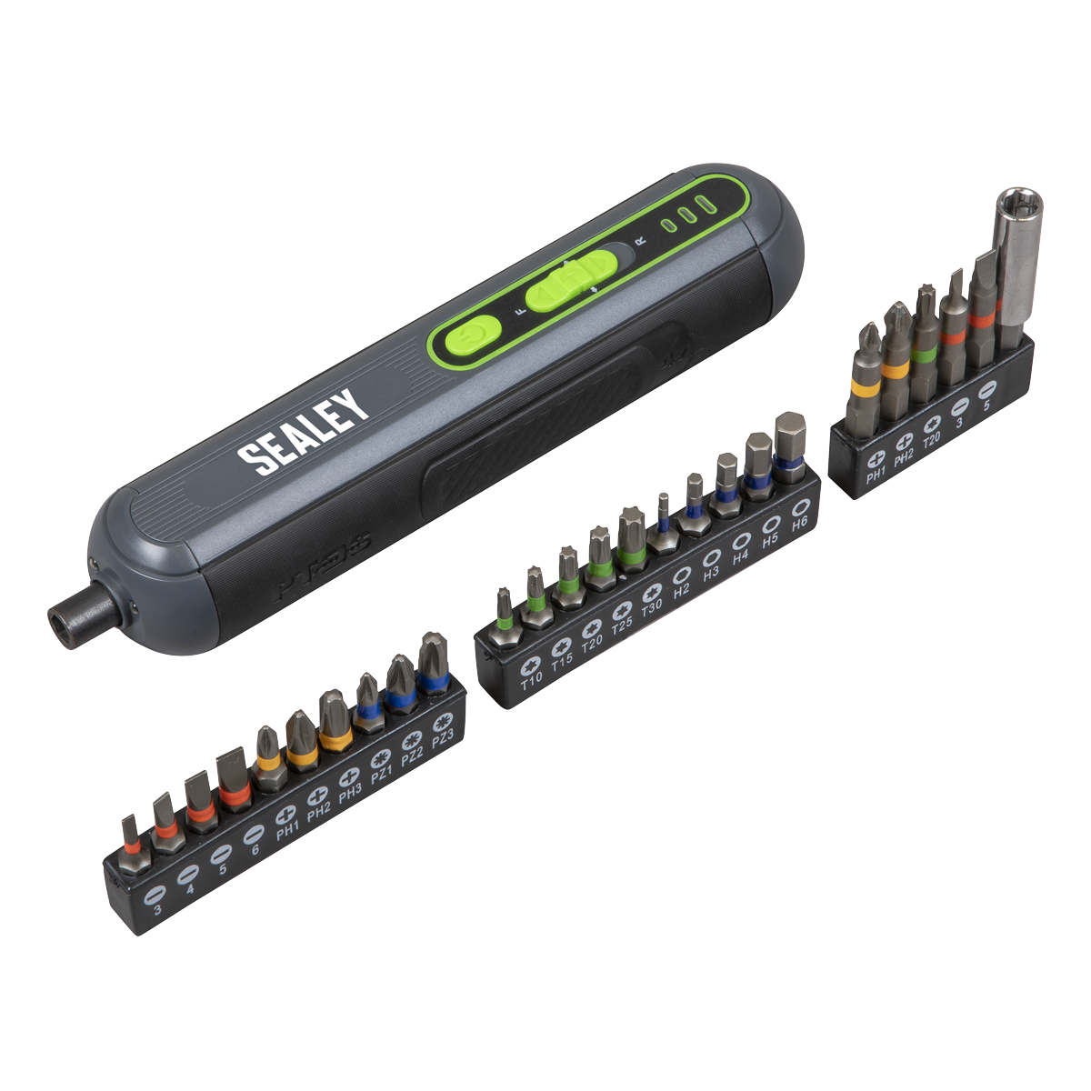 Sealey CP4VSD 4V Cordless Screwdriver with 25pc Bit Set