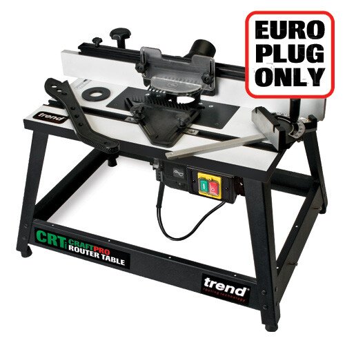 Trend CRT/MK3/EURO CraftPro Router Table MK3 230V Euro plug - Authorised distributors only