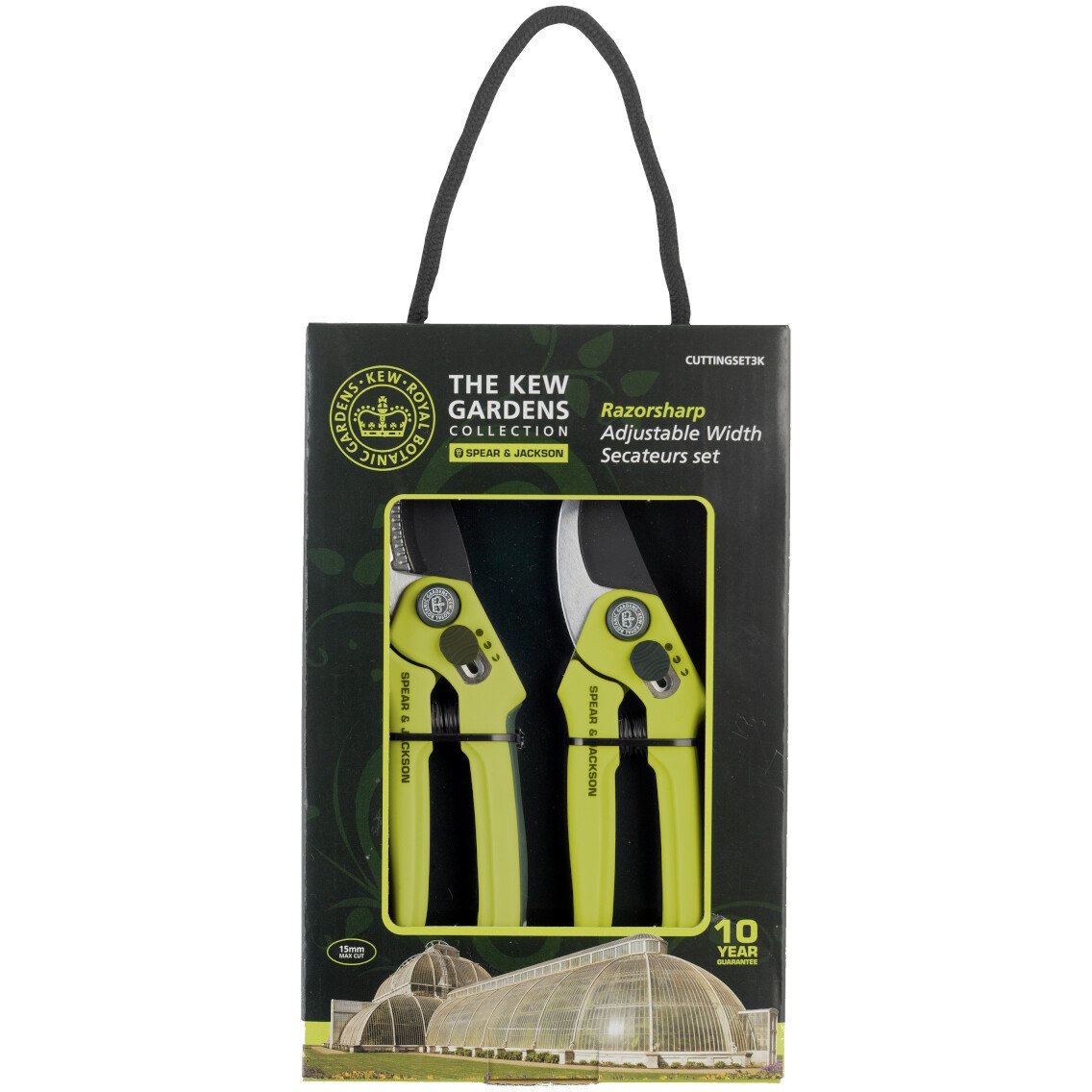  CUTTINGSET3K Kew Gardens Collection by Spear & Jackason Bypass & Anvil Secateur Set