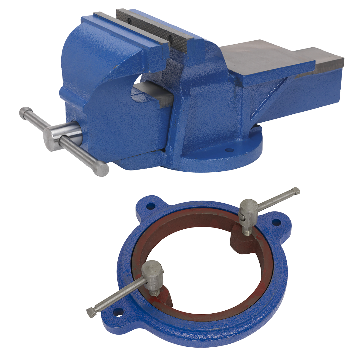 Sealey CVXTB200COMBO Heavy-Duty Professional Vice with Swivel Base 200mm