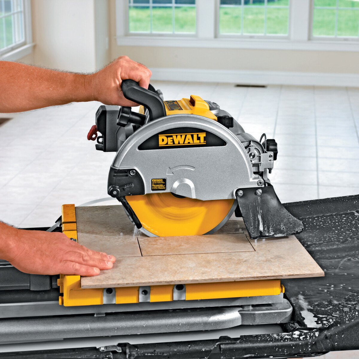 DeWalt D24000 Masonry Wet Tile Saw with D240001-XJ Leg Stand from