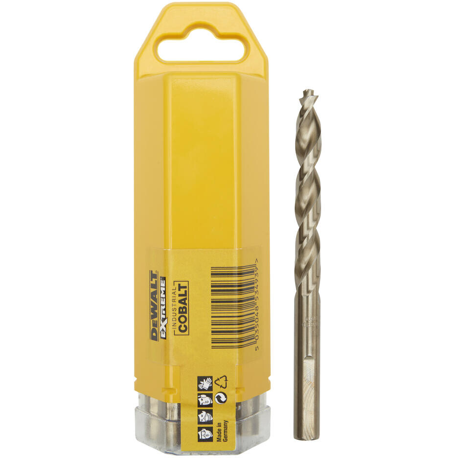 DeWalt DT4935QZ Pack10 x 6.8mm HSS E Cobalt Metal Drill Bits from